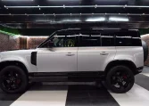 Land Rover Defender 110 P400 X Edition in Silver and black for sale in Dubai