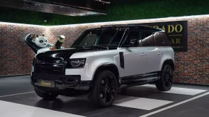 Land Rover Defender 110 P400 X Edition in Silver and black for sale