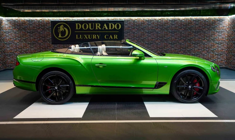 Bentley Luxury Car Apple Green