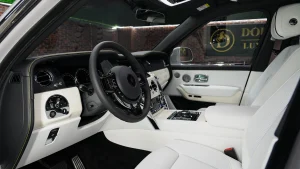 Rolls Royce Cullinan Silver Super Car Dealership in Dubai
