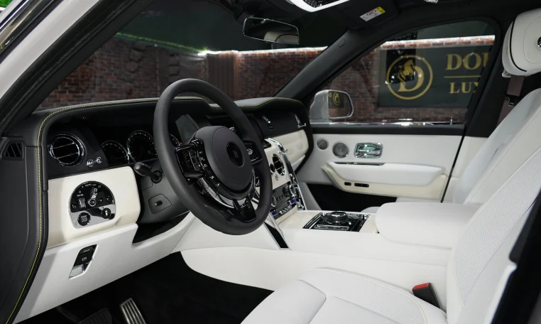 Rolls Royce Cullinan Silver Super Car Dealership in Dubai