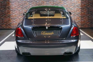 Rolls Royce Wraith in Dark Grey Dealership in Dubai