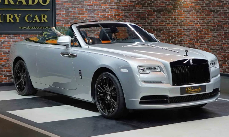 Rolls Royce Dawn in Silver Luxury Car for Sale in Dubai