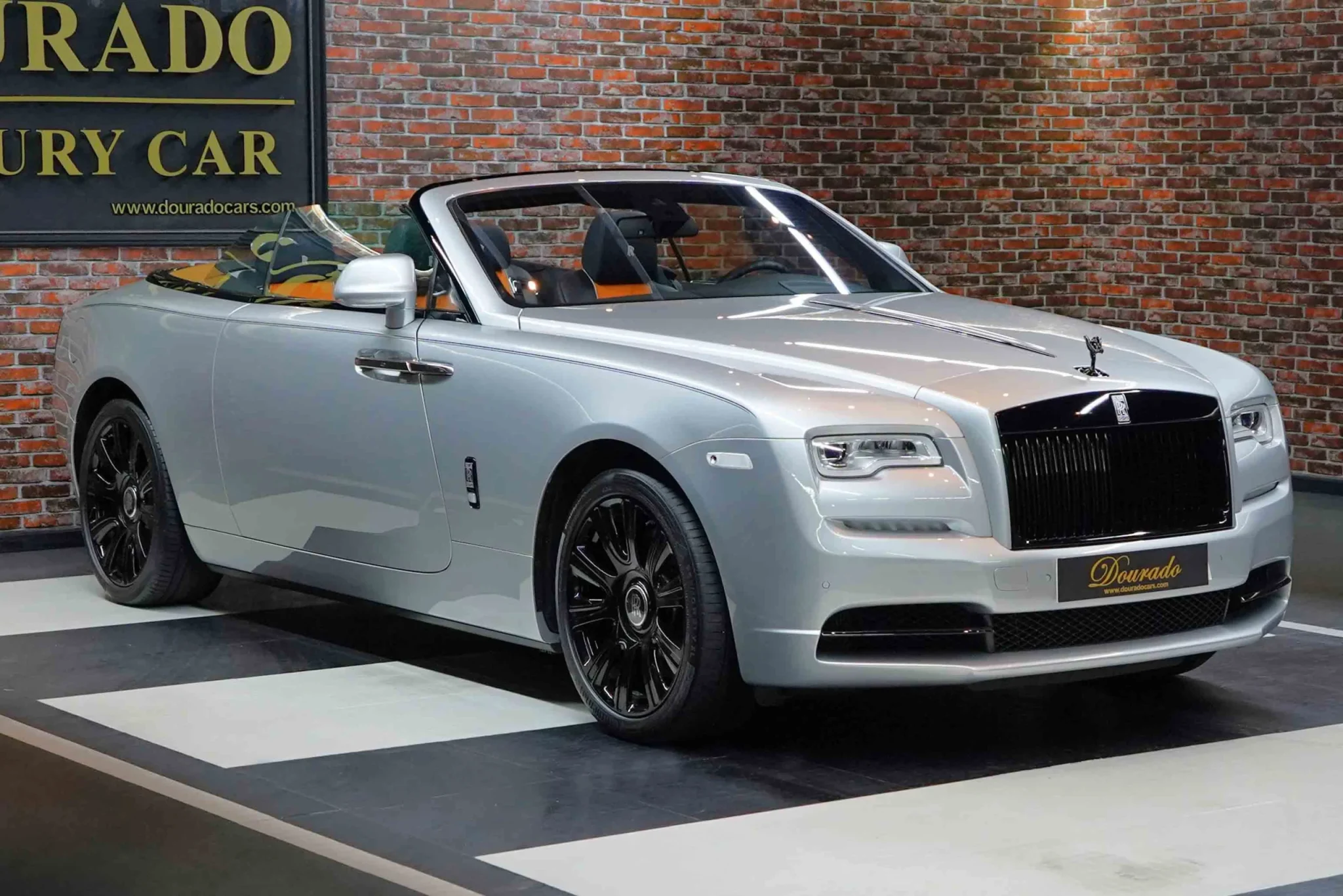 Rolls Royce Dawn in Silver Luxury Car for Sale in Dubai