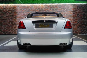 Rolls Royce Dawn in Silver Dealership in Dubai