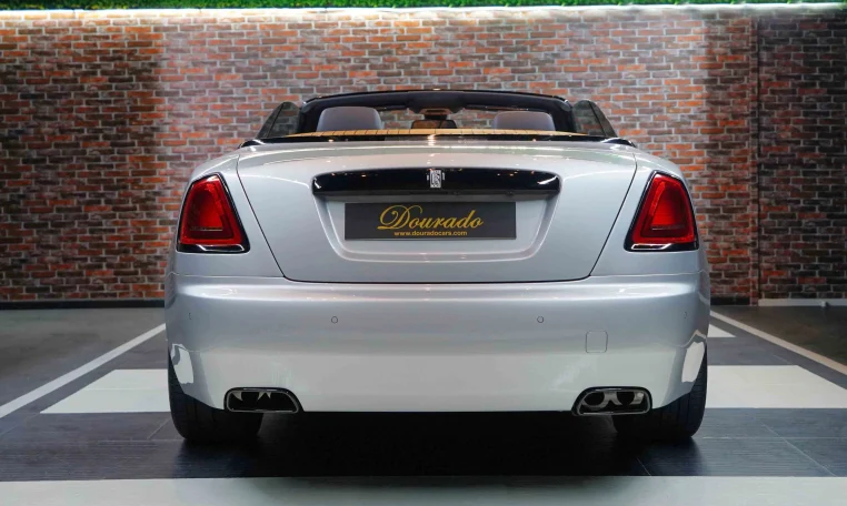 Rolls Royce Dawn in Silver Dealership in Dubai