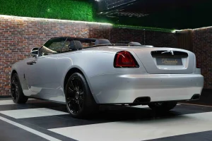 Rolls Royce Dawn in Silver Dealership in Dubai UAE