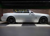 Rolls Royce Dawn in Silver Car Dealership in Dubai