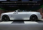 Rolls Royce Dawn in Silver Super Car Dealership in Dubai