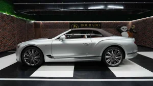 Bentley GTC Speed Silver Exotic Car Dubai