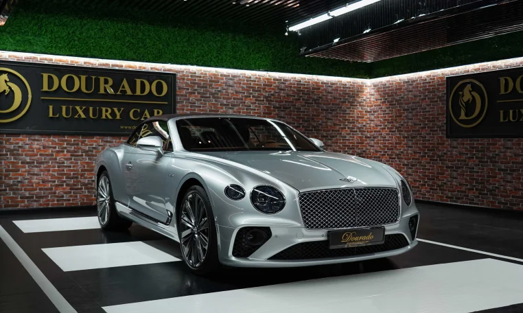 Bentley GTC Speed Silver Car Dealership Dubai UAE