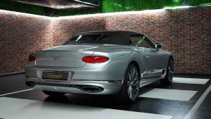 Bentley GTC Speed Silver Car Dealership UAE