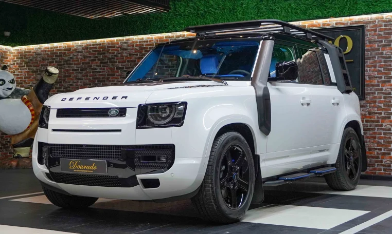 Buy Land Rover Defender 110 P400 SE in White Exotic Car Dealership