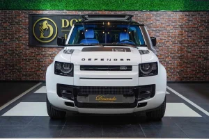 Buy Land Rover Defender 110 P400 SE in White Luxury Car