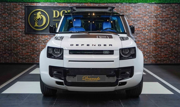 Buy Land Rover Defender 110 P400 SE in White Luxury Car