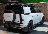 Land Rover Defender 110 P400 SE in White Exotic car for sale in Dubai