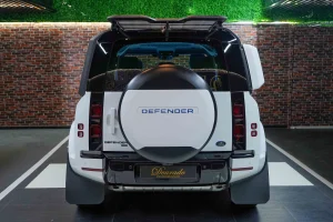 Land Rover Defender 110 P400 SE in White Exotic car for sale in Dubai UAE