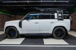 Land Rover Defender 110 P400 SE in White for sale in UAE