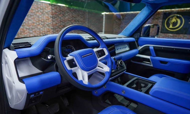 Land Rover Defender 110 P400 SE in White Dubai UAE