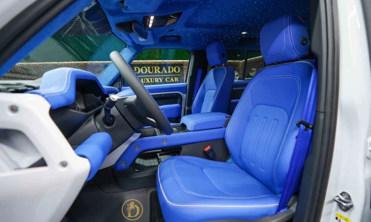 Land Rover Defender 110 P400 SE in White Dubai