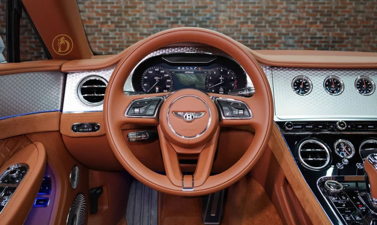 Bentley GTC Speed Silver Luxury Car