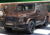 Mercedes g 63 AMG Double in Brown for Sale in Dubai