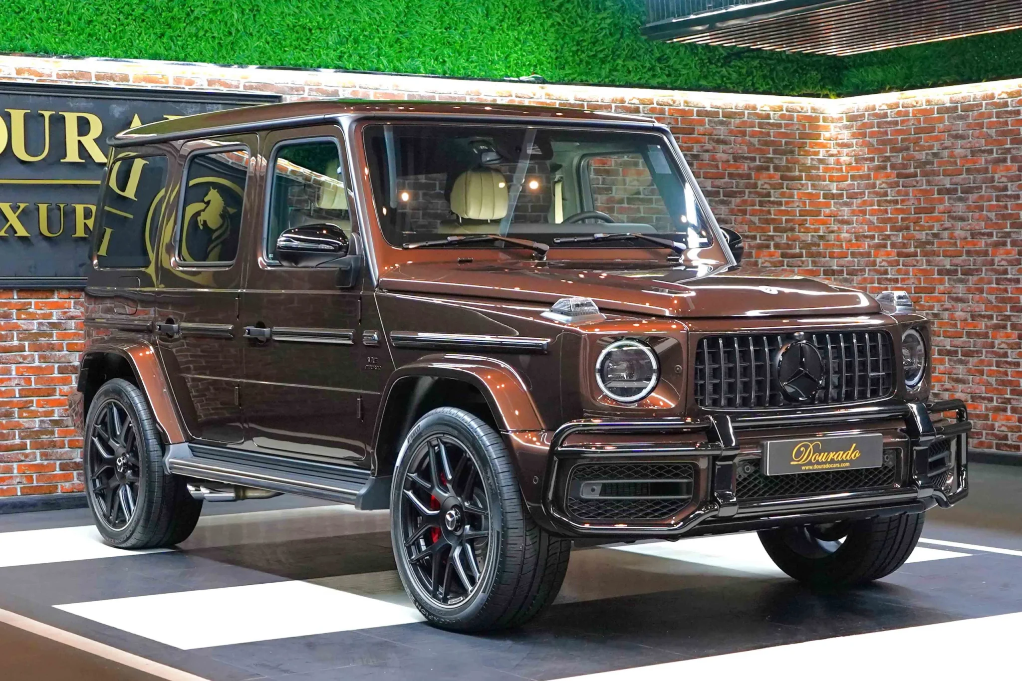 Mercedes g 63 AMG Double in Brown Luxury Car for Sale in Dubai