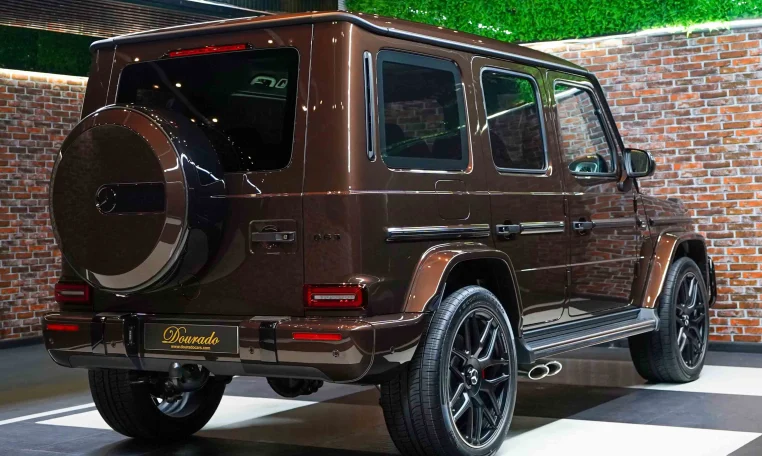 Mercedes g 63 AMG Double in Brown Exotic Car for Sale in Dubai