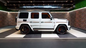 Mercedes G 760 ONYX Edition in white for sale in Dubai UAE