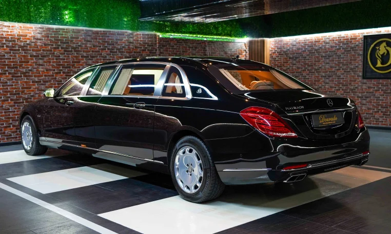Mercedes S600 Maybach Pullman dealership in Dubai
