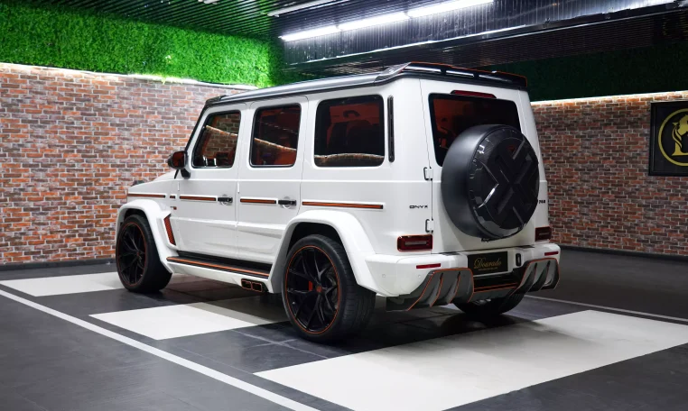 Dubai Mercedes G 760 ONYX Edition exotic car showroom Dubai