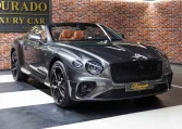 Bentley Continental GTC in Dark Grey Luxury car for sale Dubai