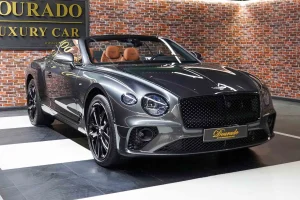Bentley Continental GTC in Dark Grey Luxury car for sale Dubai