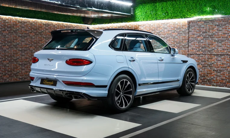 Bentley Bentayga in Jetstream Blue Cars