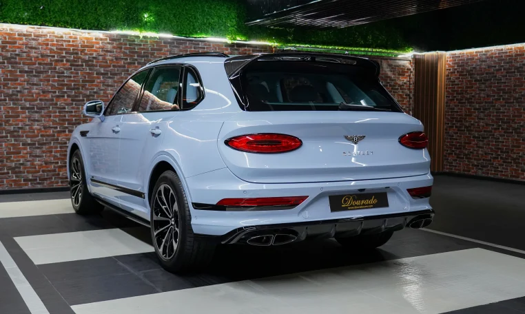 Bentley Bentayga in Jetstream Blue Luxury Car Dealership