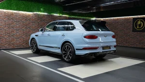 Bentley Bentayga in Jetstream Blue Luxury Car in UAE
