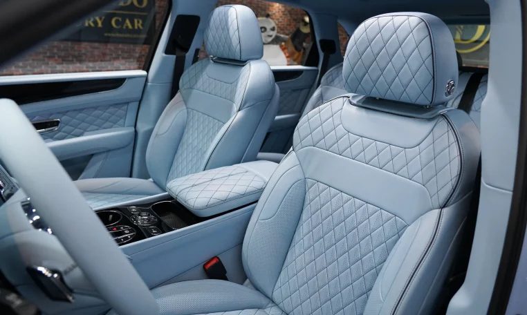 Bentley Bentayga in Jetstream Blue Luxury Car in Dubai