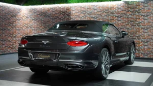 Buy Bentley GTC Speed 6.0L W12 in Grey Luxury car