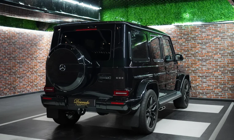 Mercedes G 63 AMG 2023 in Black Dealership in Dubai