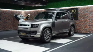 Buy 2023 Land Rover Defender p400 XS Edition Silicon Silver Luxury Car in Dubai