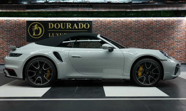 Porsche 911 Turbo S Cabriolet in Dubai Dealership