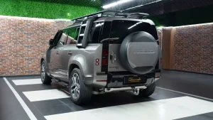 Land Rover Defender p400 XS Edition Silicon Silver Luxury Car Dealership Dubai