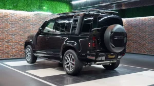 Land Rover Defender P400 XS Edition: Luxury in Stylish Santorini Black for sale in Dubai