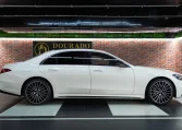 Mercedes S 500 in White Car for Sale in Dubai