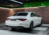 Mercedes S 500 in White Exotic Car for Sale in Dubai