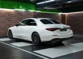 Mercedes S 500 in White Dealership in Dubai UAE