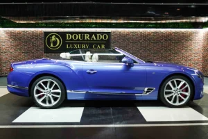 Bentley Continental GT Convertible blue Hyper Car for sale