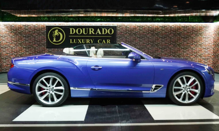Bentley Continental GT Convertible blue Hyper Car for sale