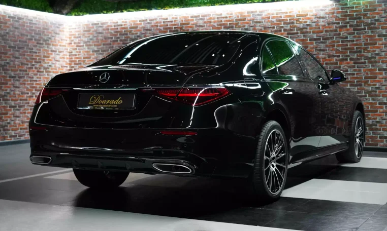 Mercedes-Benz S 580 4MATIC in Black Dealership in Dubai