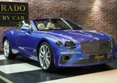 Buy Bentley Continental GT Convertible blue in UAE